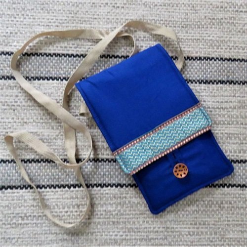 Buy Mona B - Cotton Canvas Small Sling Cross-body Bag with Stylish Design  for Women (Blue) Online at Best Prices in India - JioMart.