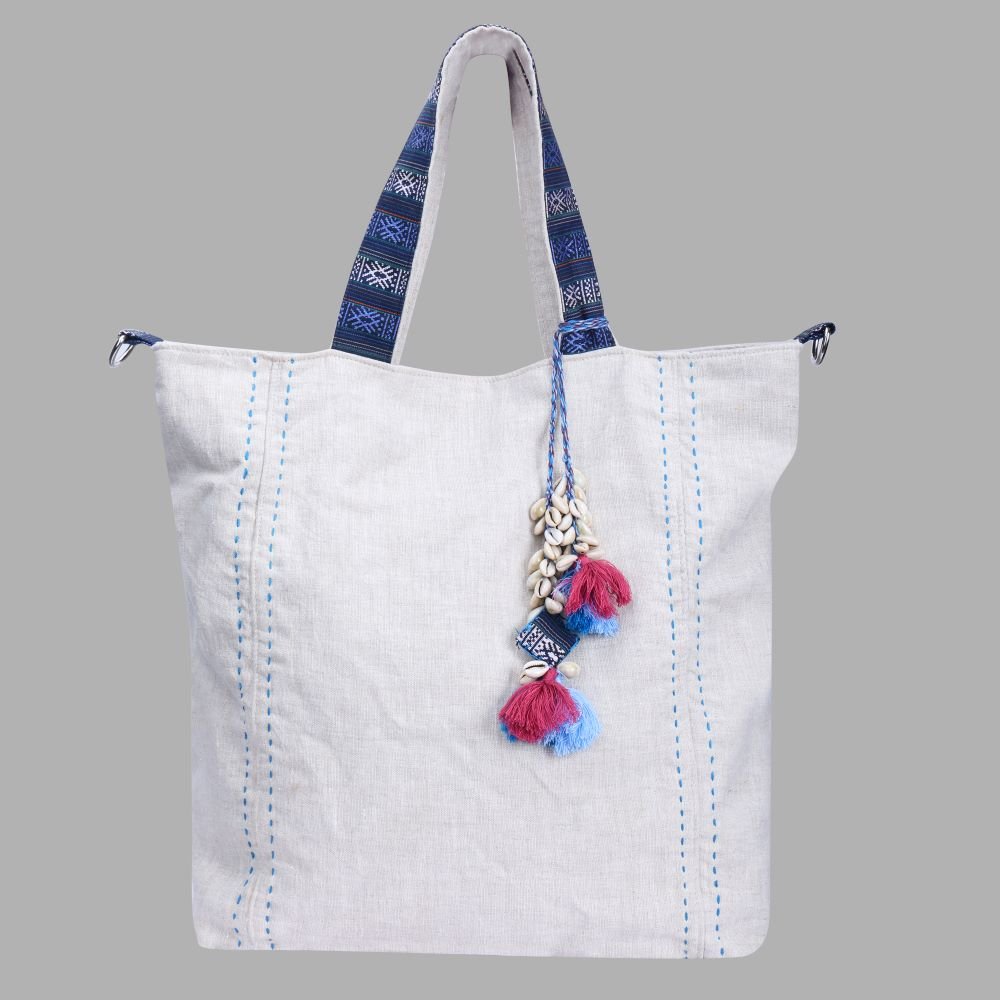PRADA Ruched Hobo Bag in Blue Nylon | COCOON